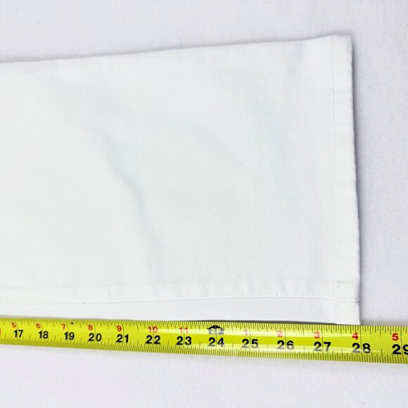 NWT Terra & Sky Womens Straight High Rise Stretch White Denim Jeans Plus Sz 16WP - Picture 8 of 9